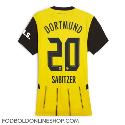 Borussia Dortmund Marcel Sabitzer #20 Hjemmebanetrøje Dame 2024-25 Kortærmet